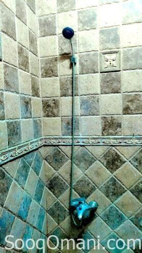 Room, bathroom and small kitchen in Al-Maabela