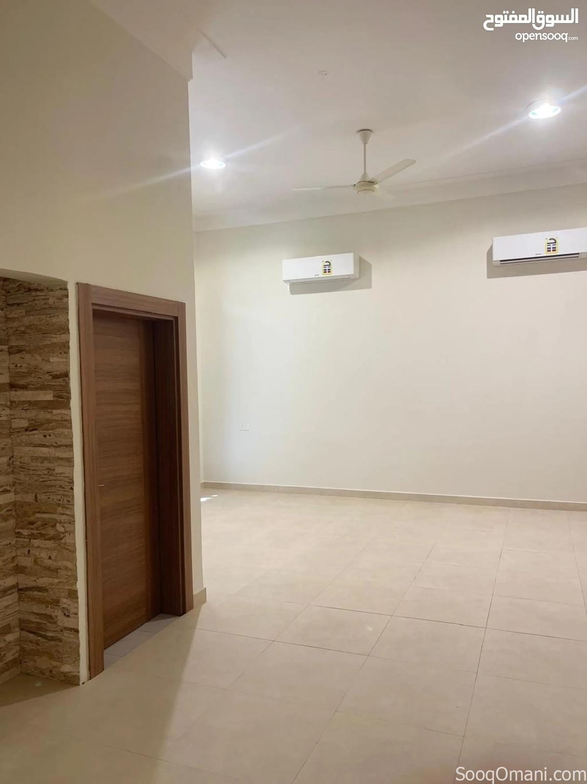 For rent, a ground floor apartment in an excellent location and with a large area in South Maabela, near Al Jalil Mosque and Al Imam Mosque