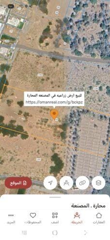 Agricultural land for sale in Al-Musannah Al-Mahara