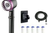 Shower filter with massage with filters