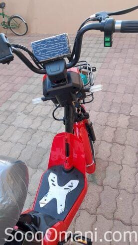 For sale, an unused electric bike.