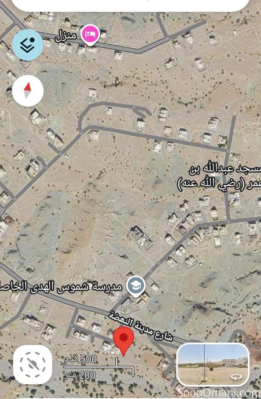 ارض سكنيه في مرتفعات العامرات ٩