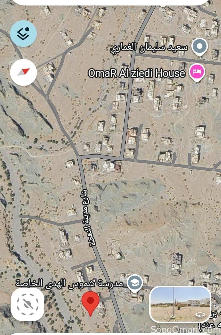 ارض سكنيه في مرتفعات العامرات ٩