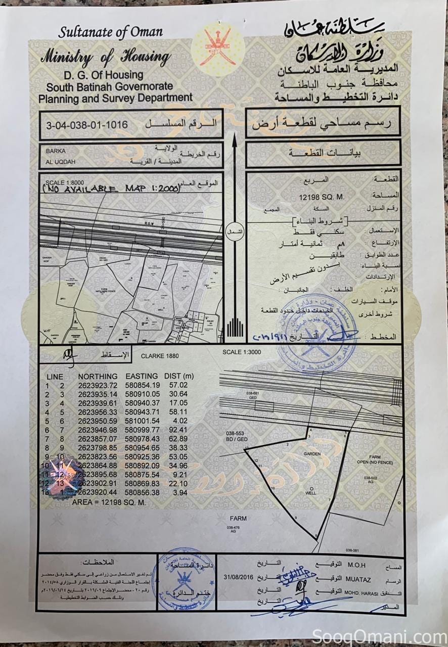 للبيع ارض موقع ممتميز مباشرا علي الشارع البحري