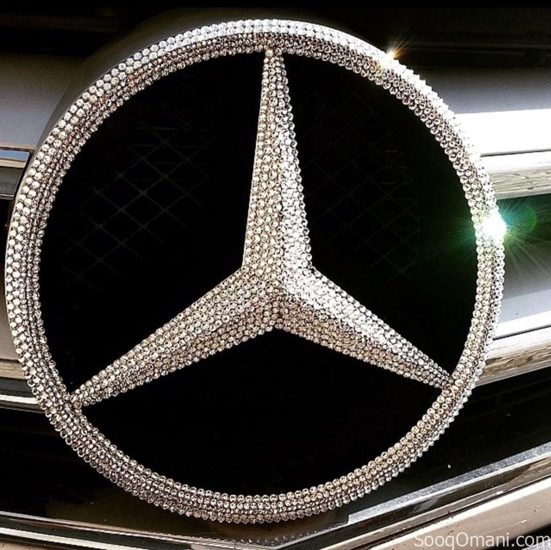 Decorate your car logo with Swarovski crystals