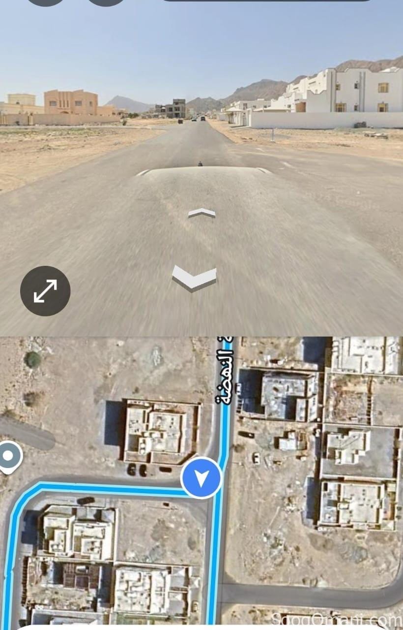 Residential land in Al Amerat Heights 9, corner plot