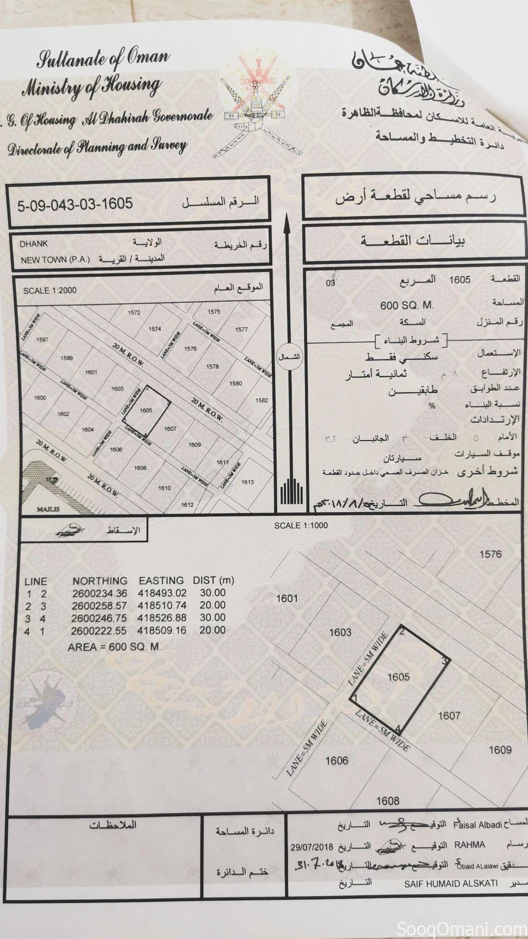 Land for sale in Dhank