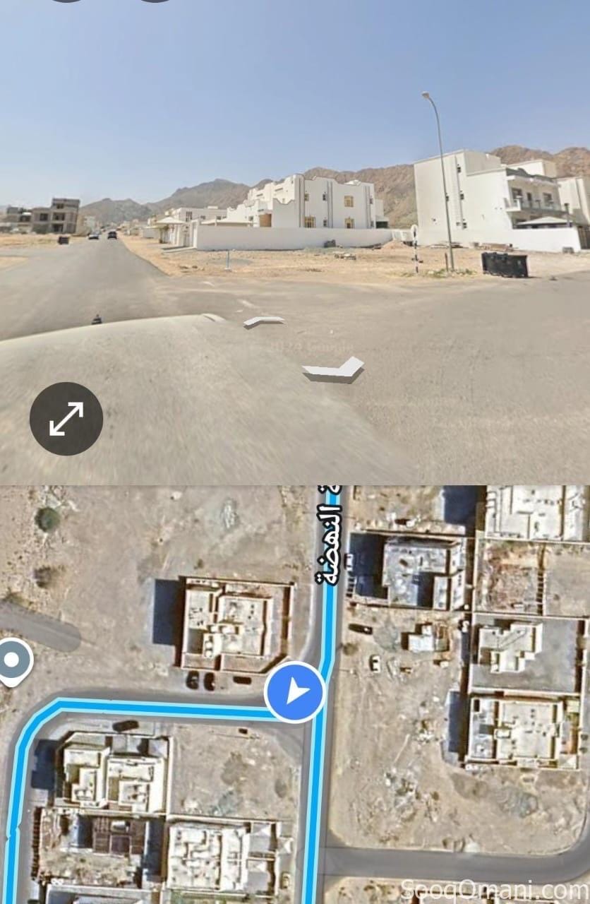 ارض سكنيه في مرتفعات العامرات ٩ كورنر