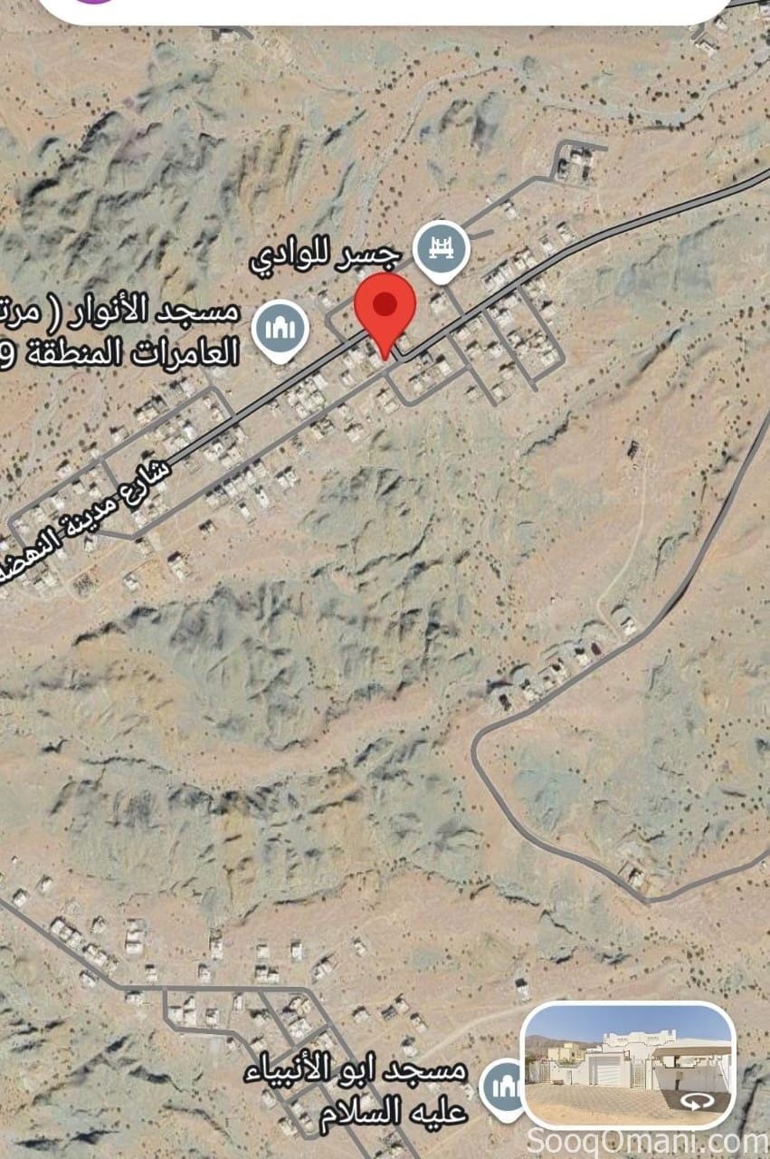 ارض سكنيه في مرتفعات العامرات ٩ كورنر