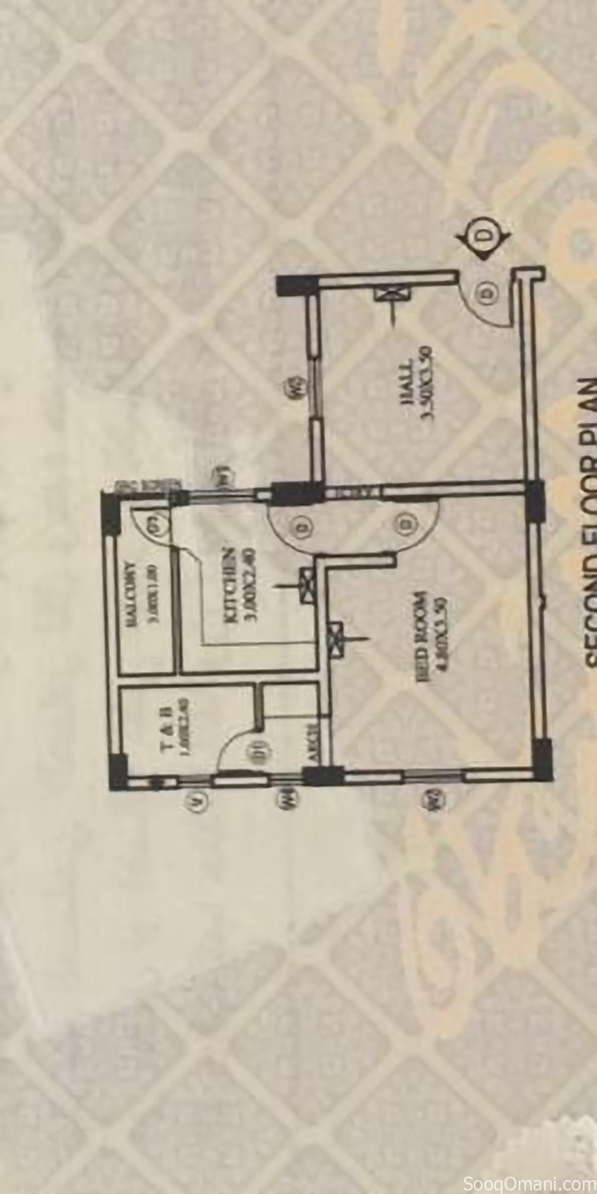 Small apartment for rent in Bousher, Al Musfah