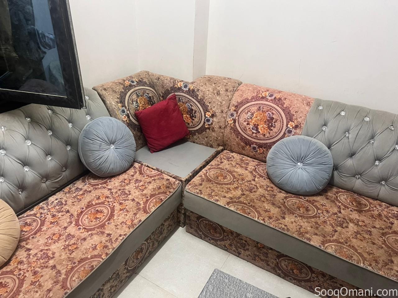 Bedroom, sofas, and rugs
