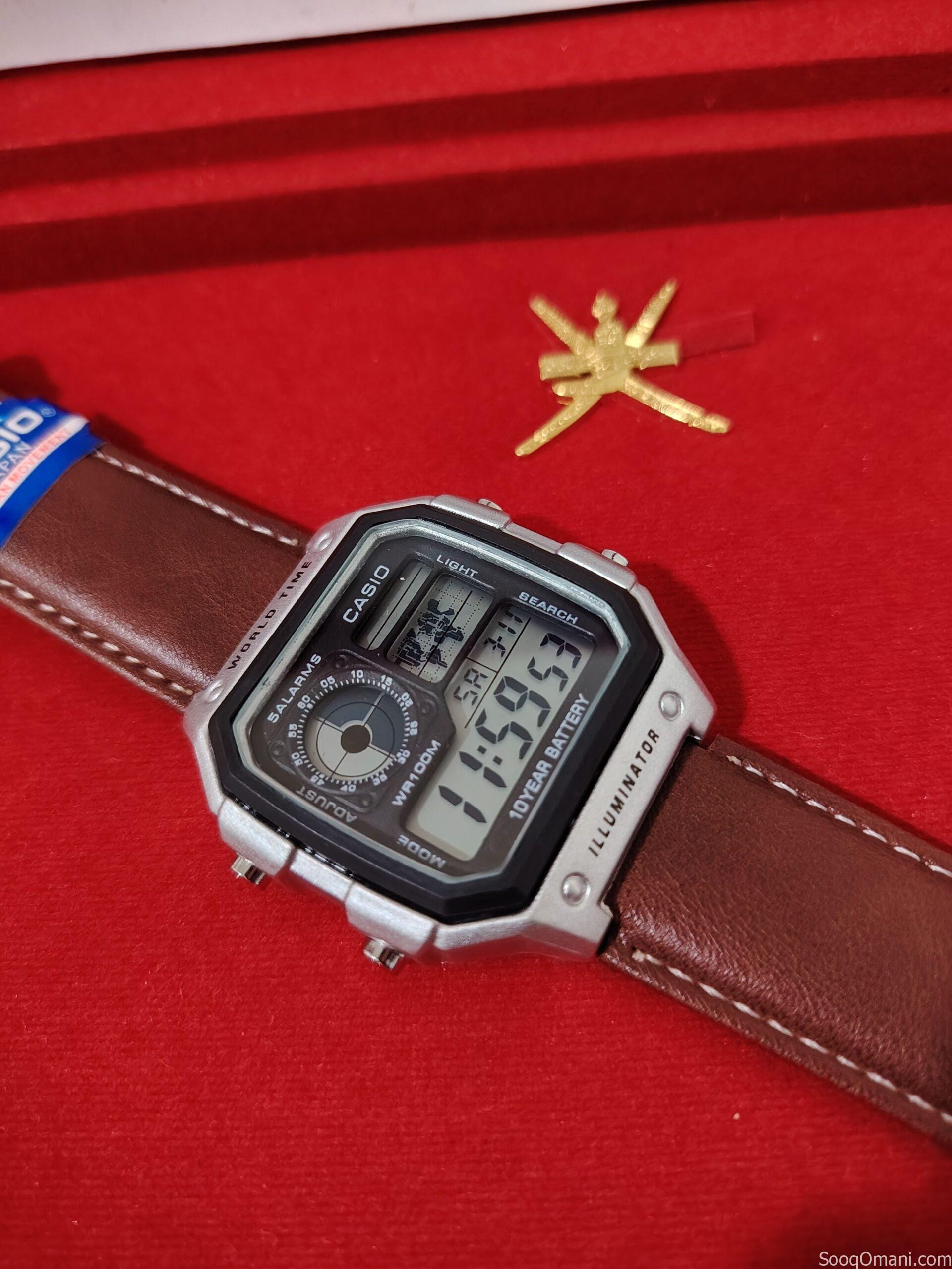 ساعه كاسيو الخارطه