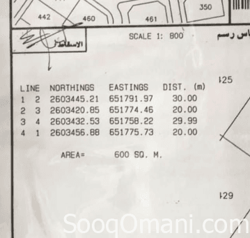Residential land for sale in Al Amerat Heights 5