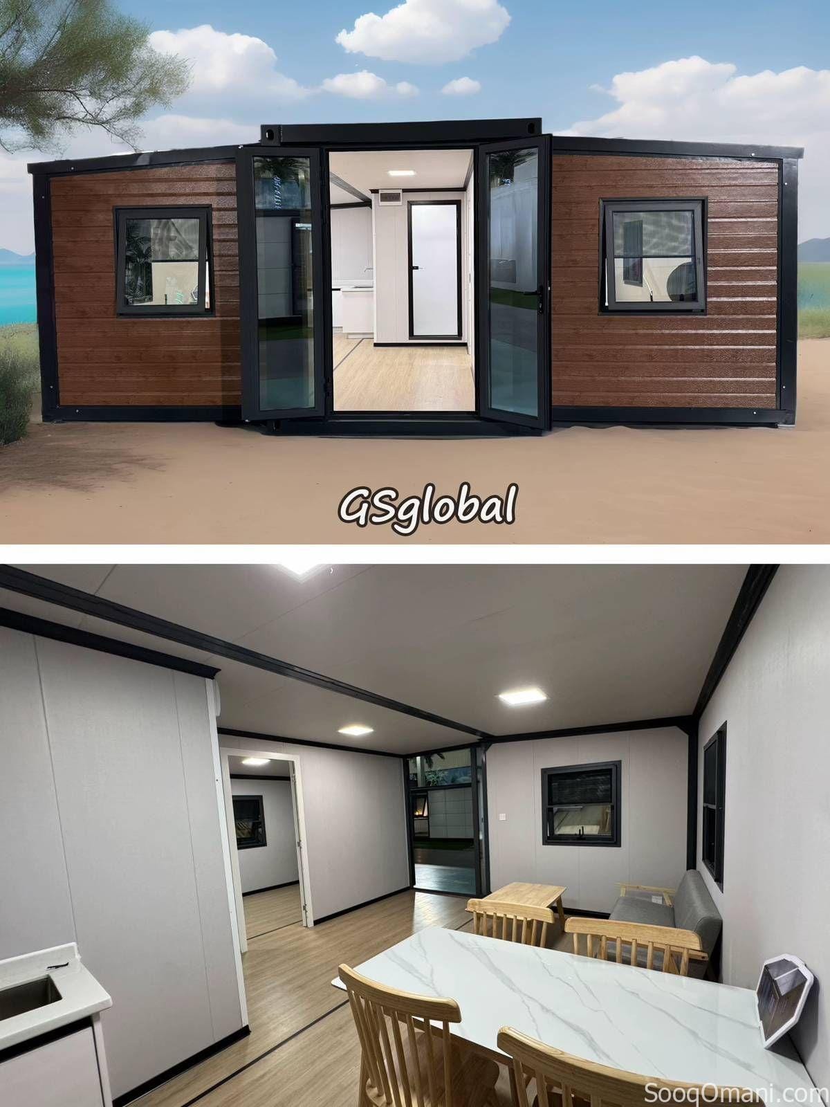 Prefabricated houses with elegant designs, starting from just 5900 Omani Riyals!*