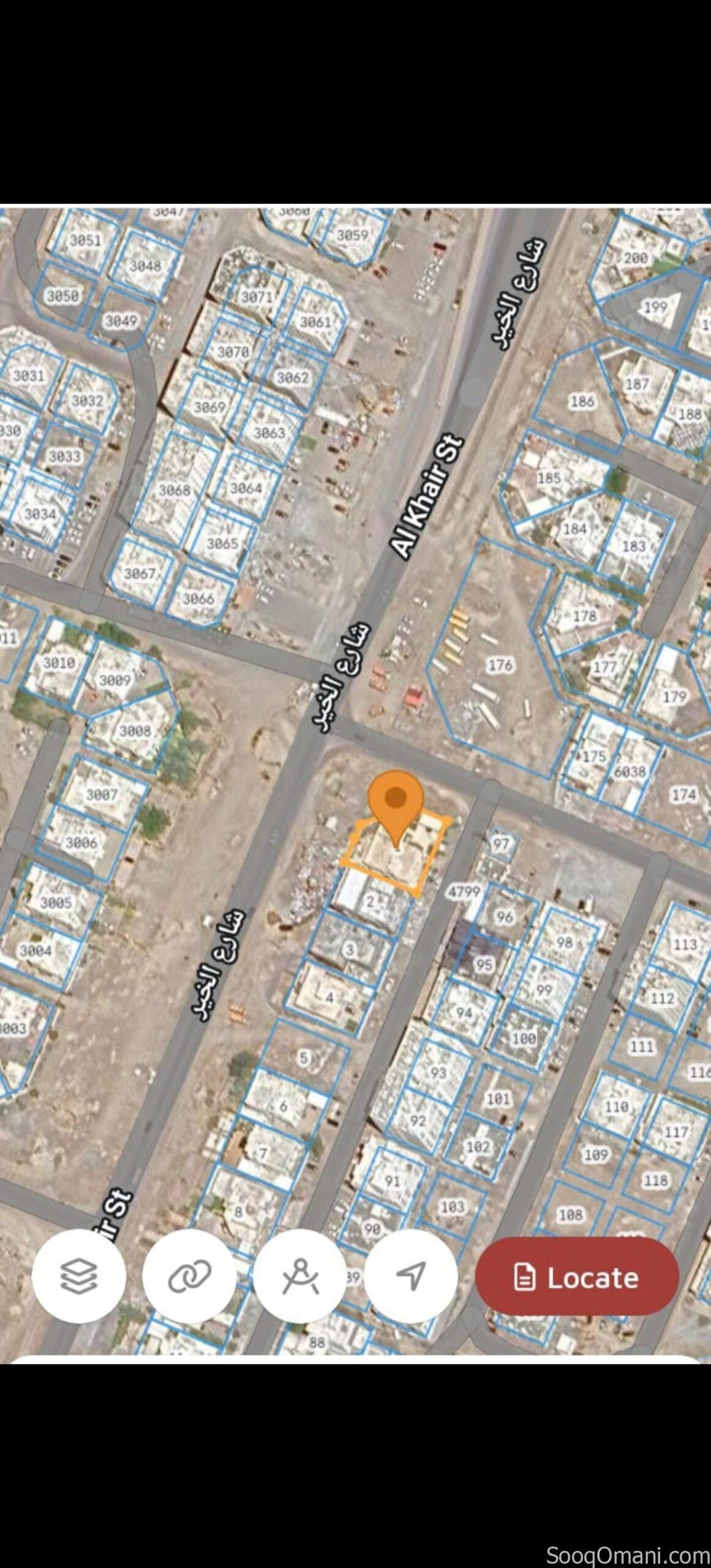 ✨ Direct from the owner ✨ ✨ Residential land for sale in Al Maabilah South, first line from Al Khair Street