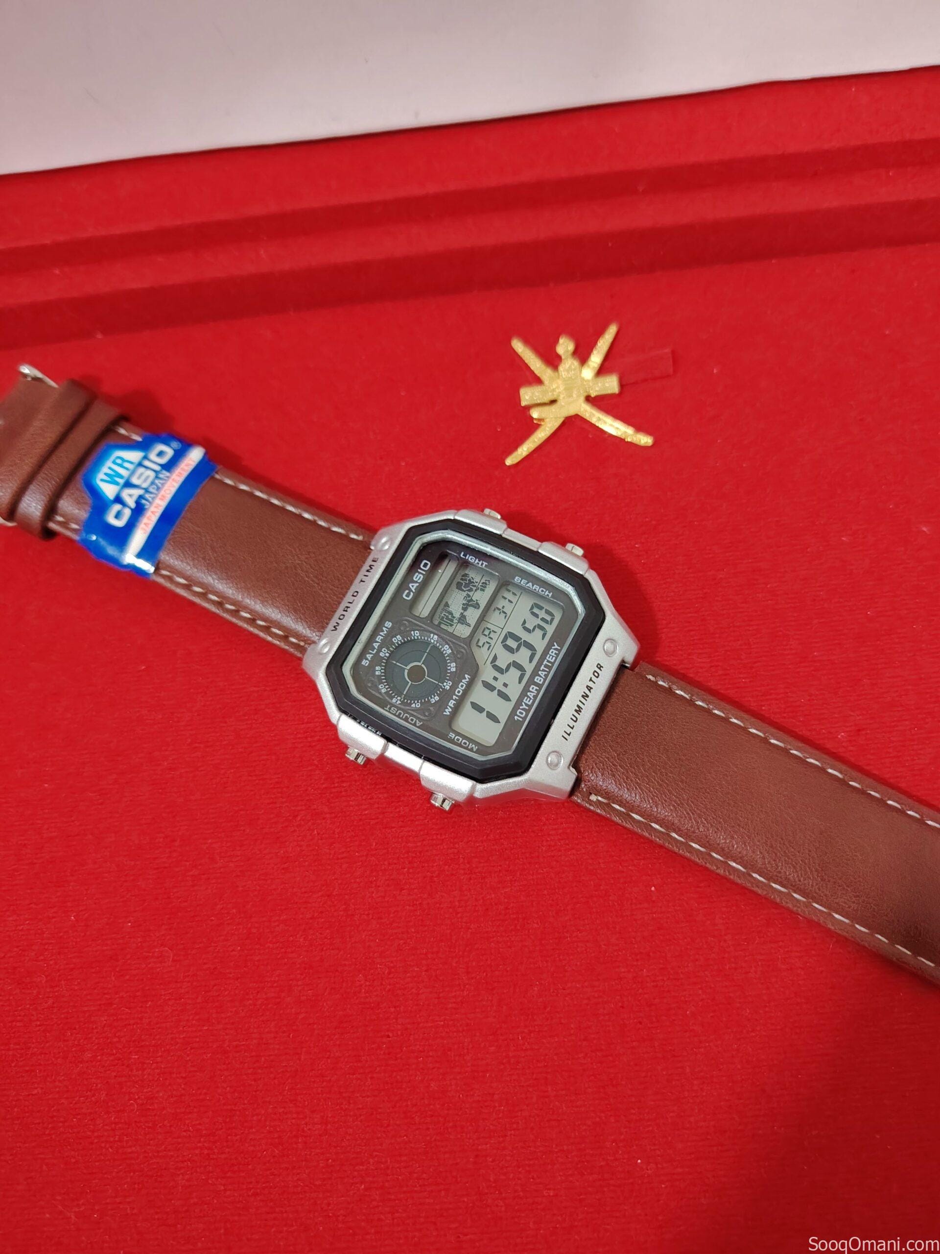 ساعه كاسيو الخارطه