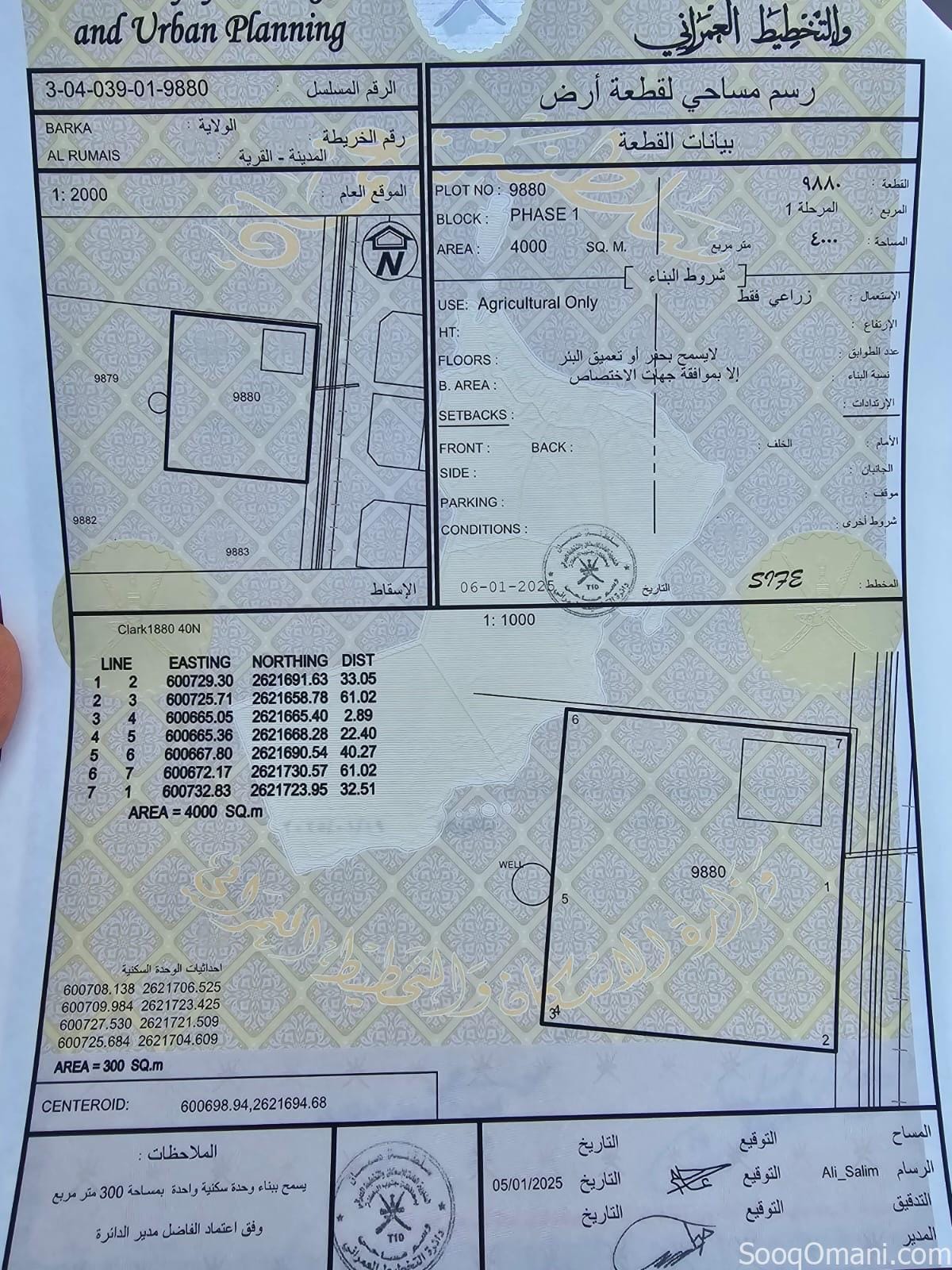 Directly from the owner: Two plots of land, one agricultural + one residential unit