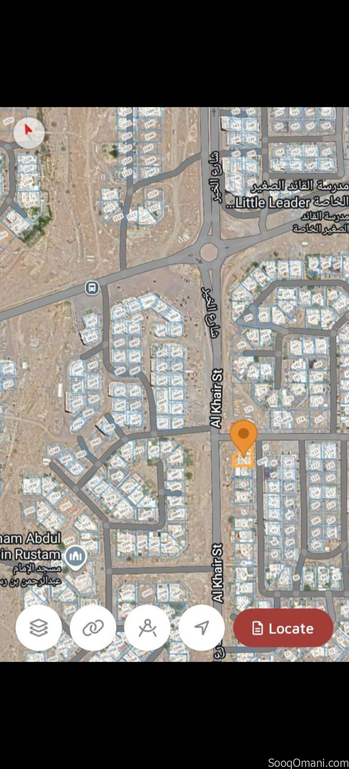 ✨ Direct from the owner ✨ ✨ Residential land for sale in Al Maabilah South, first line from Al Khair Street