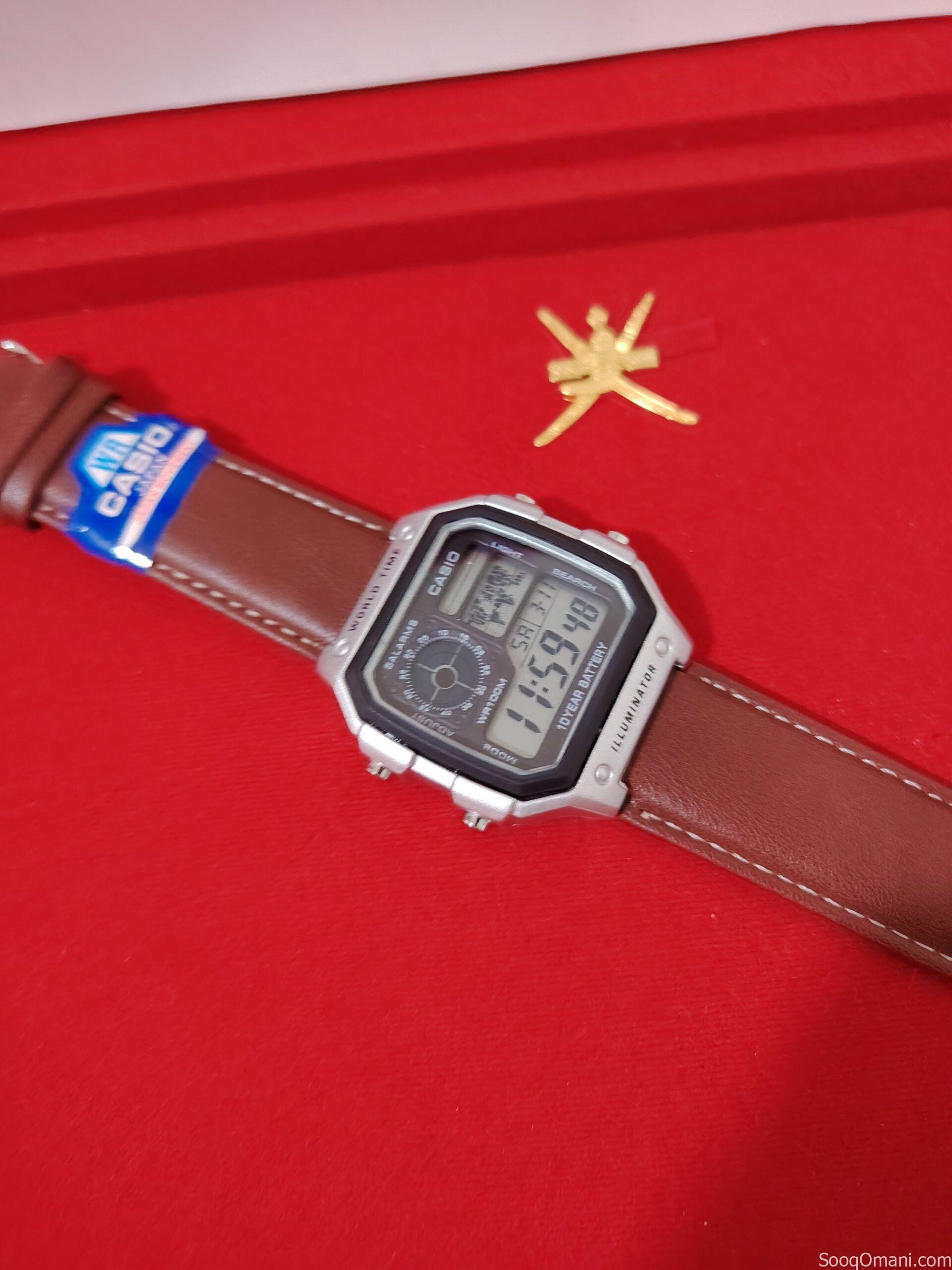 ساعه كاسيو الخارطه