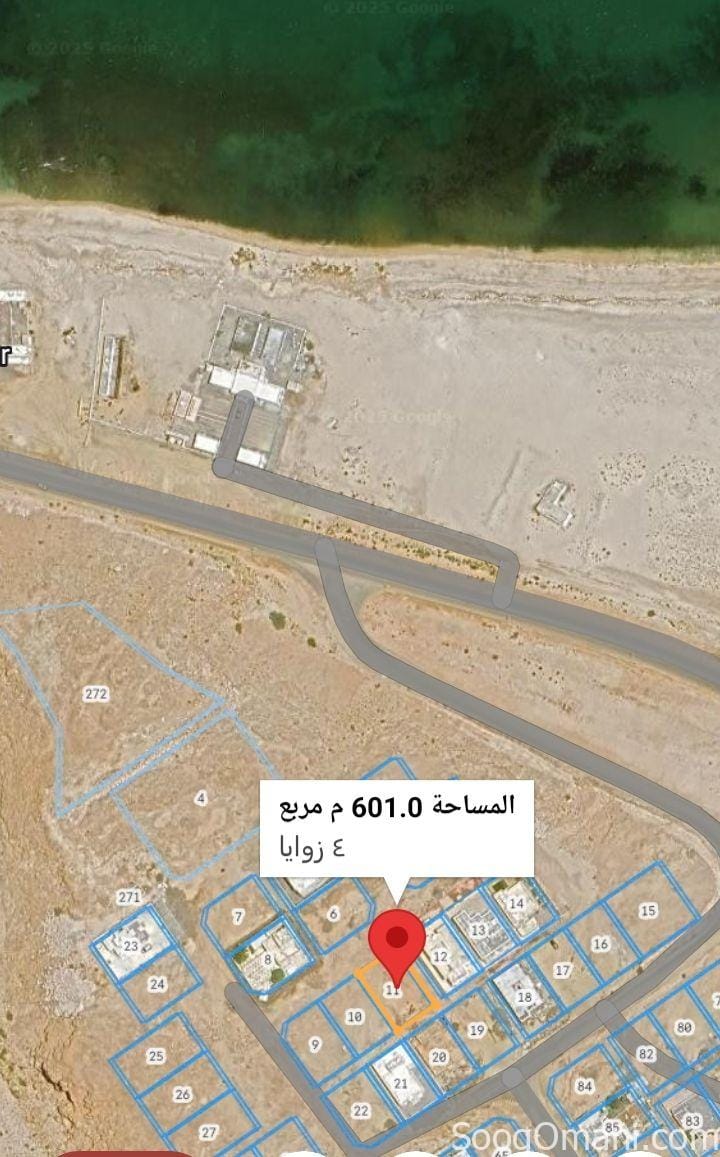 Residential land for sale in Al-Aijah 3 area