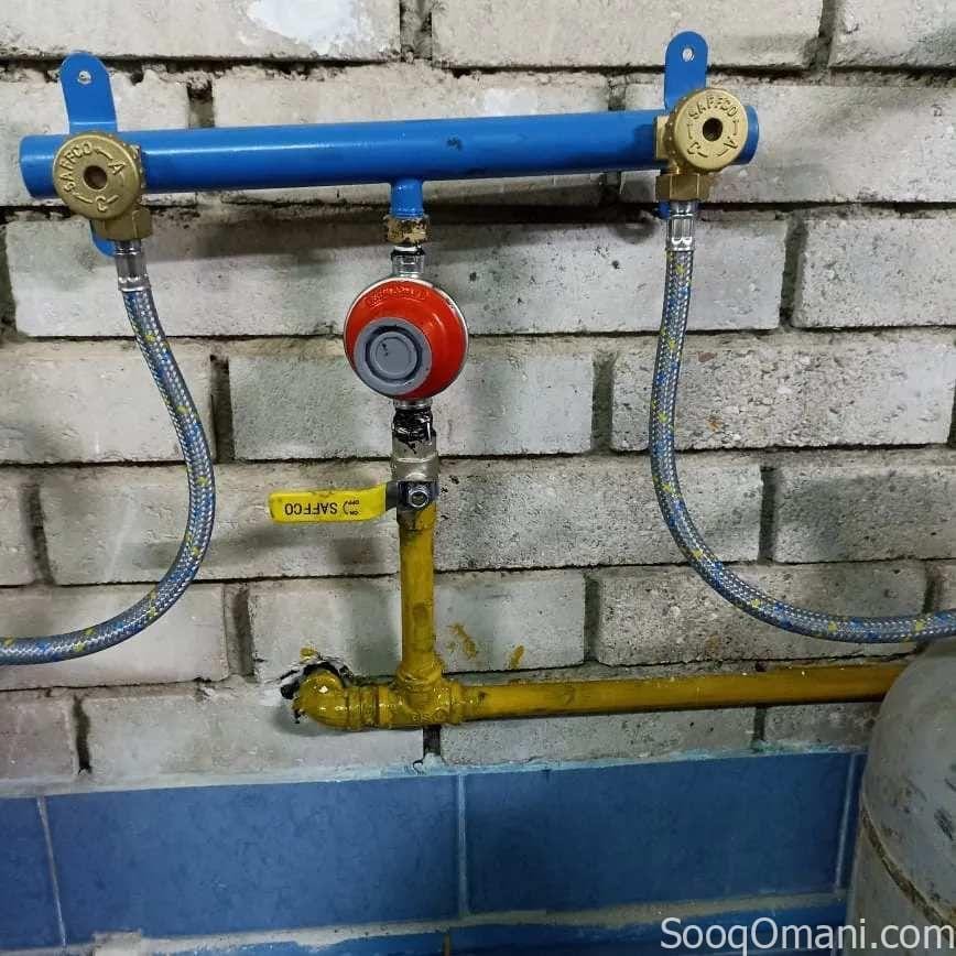 تركيب أنابيب الغاز في المطابخ، المنازل، المقاهي، والمطاعم