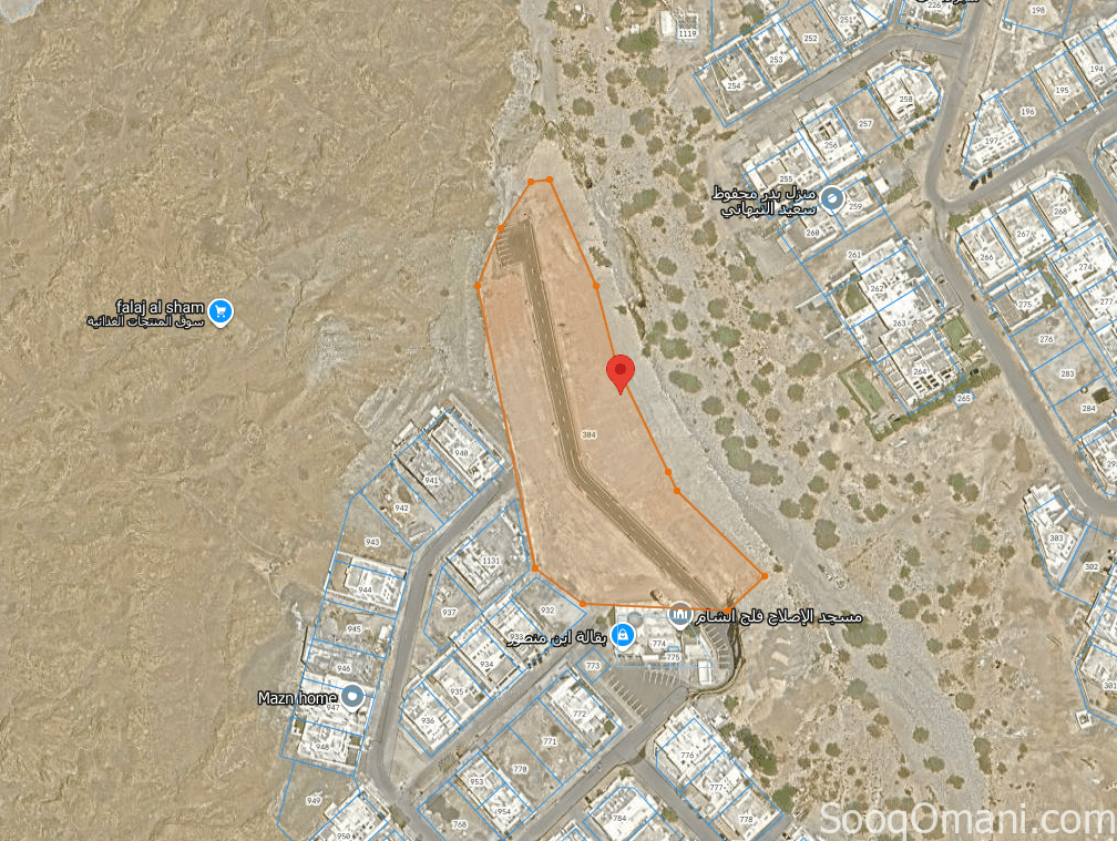 أرض في بوشر فلج الشام