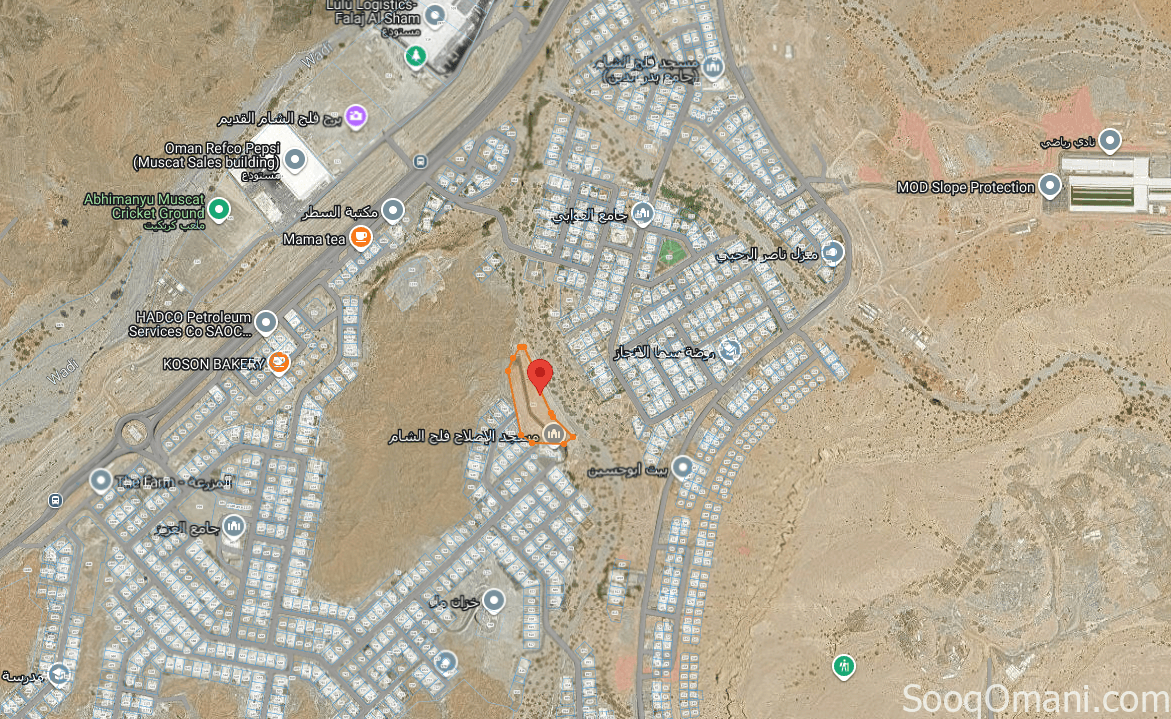 أرض في بوشر فلج الشام