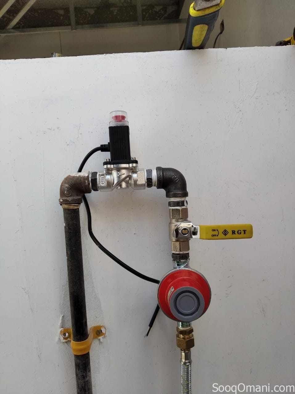 تركيب أنابيب الغاز في المطابخ، المنازل، المقاهي، والمطاعم