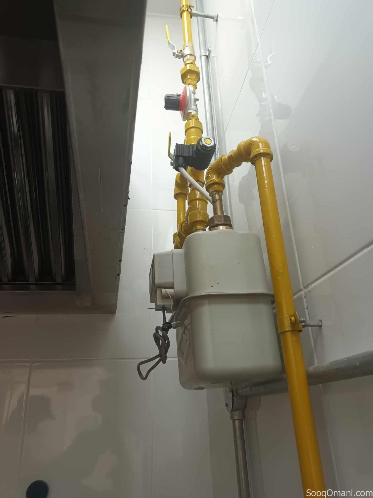 gas pipe for kitchen instillation work house coffee shop