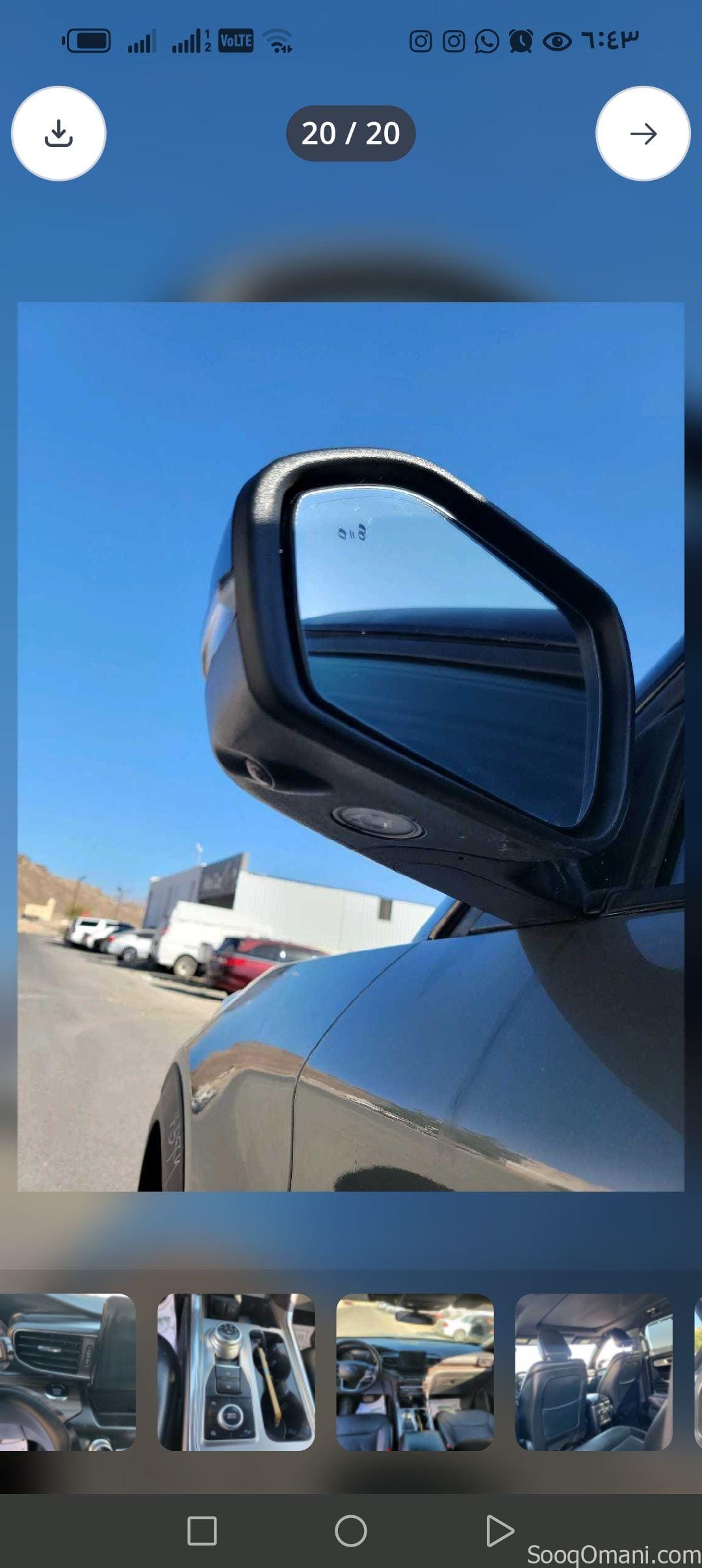 Ford Explorer 2020 Limited, First Class, Turbo 360 Degree, High Specifications, No Airbags, Four-Wheel Drive