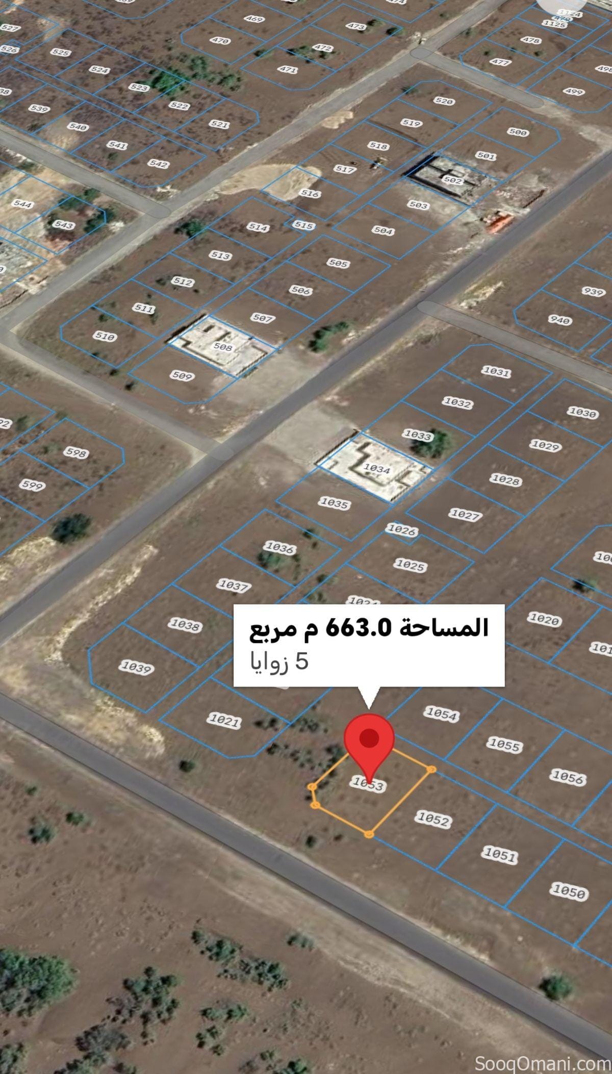 قريات حي الشاطي كورنر أول خط من الشارع القار مساحتها كبيرة 662 م٢