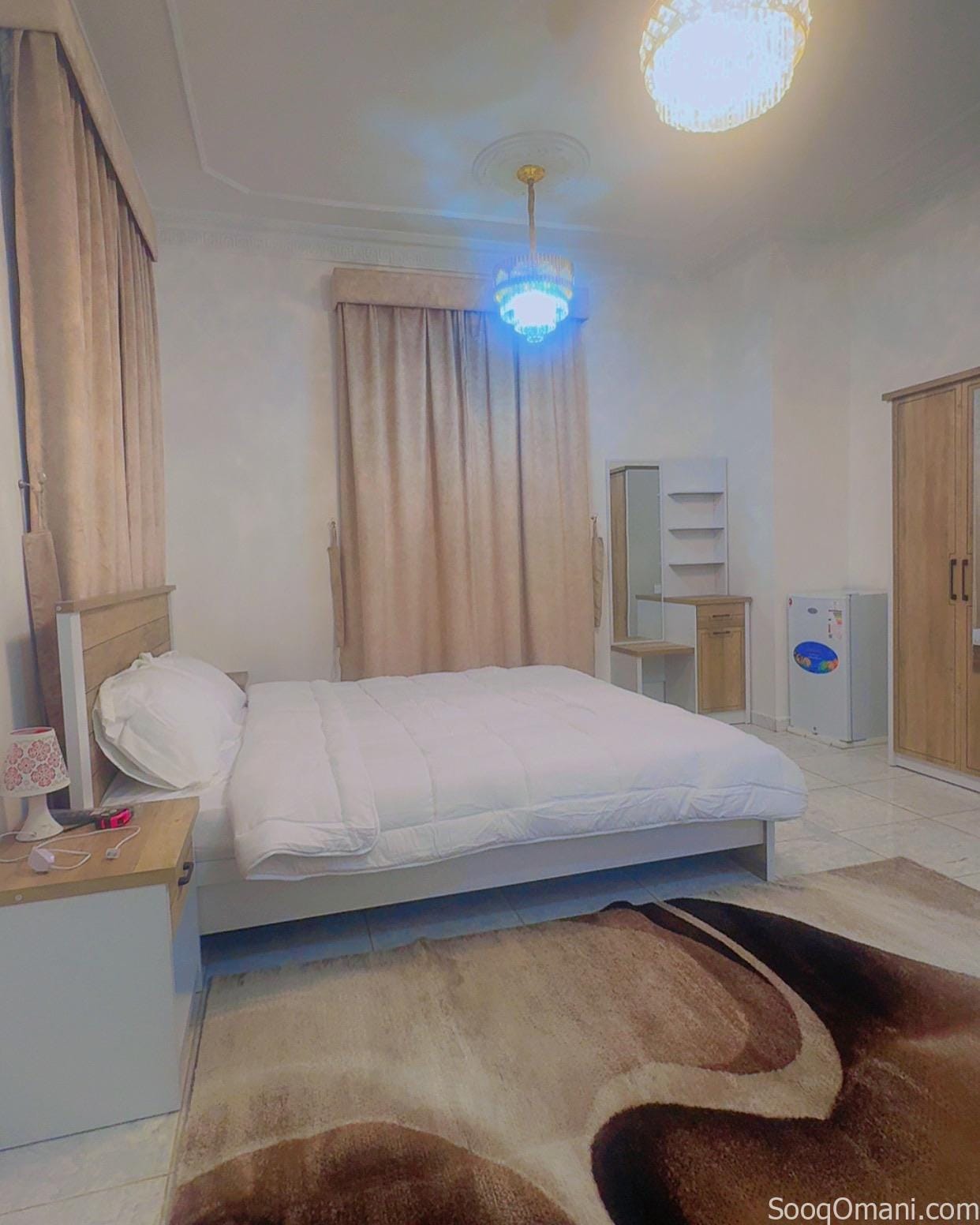 غرف مؤثثه للايجار بمسقط الموالح الجنوبيه