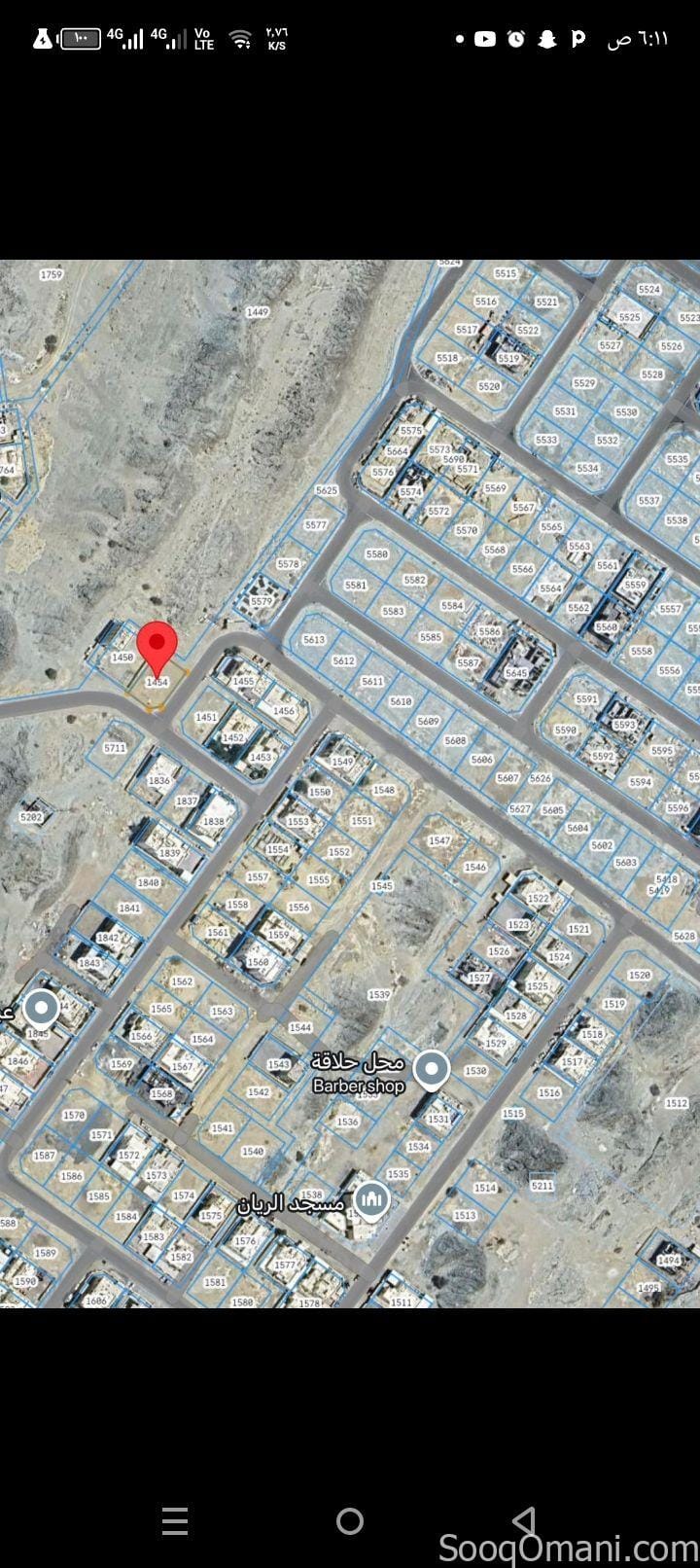 Residential land for sale in Al Amerat Heights 5