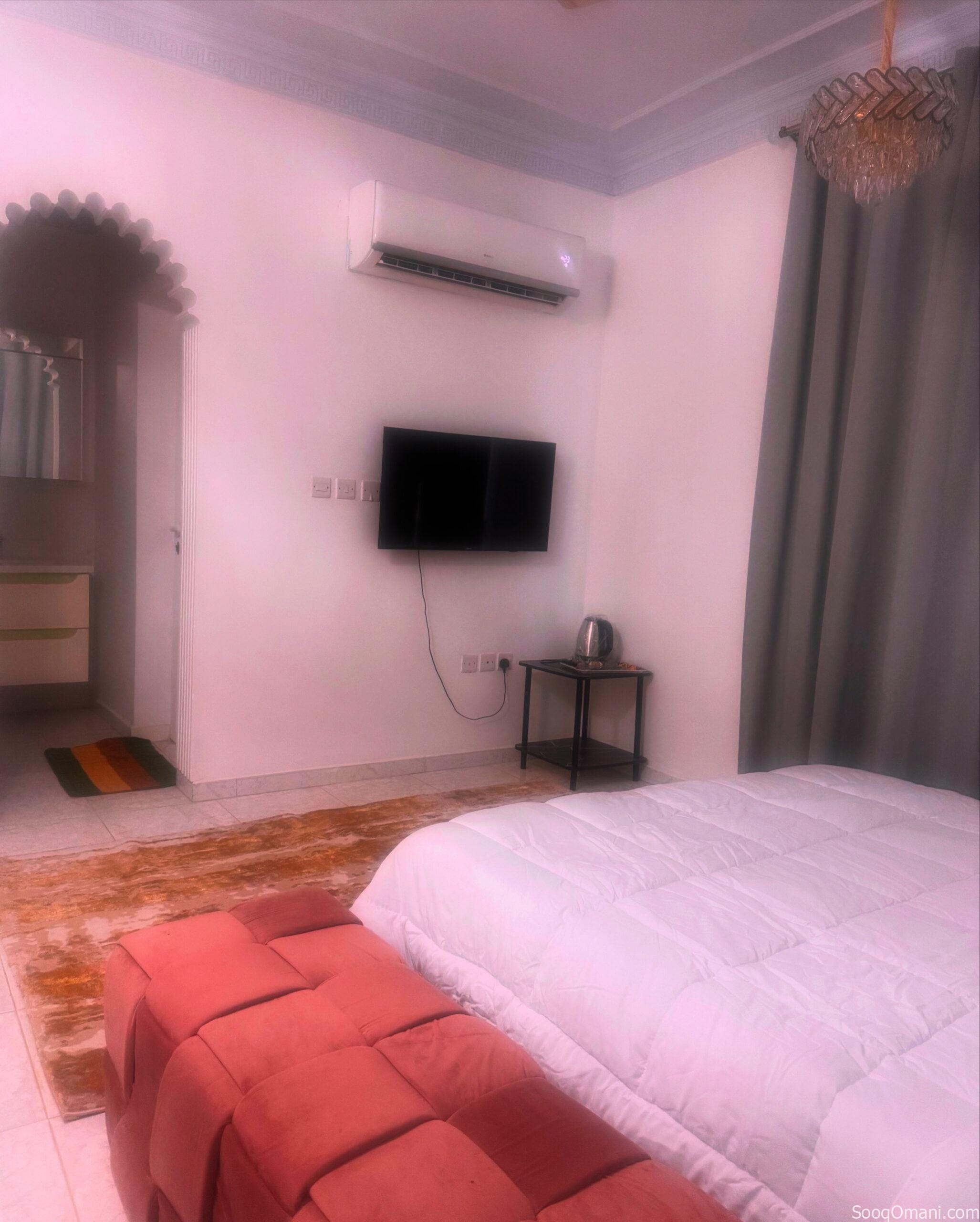 غرف مؤثثه للايجار بمسقط الموالح الجنوبيه