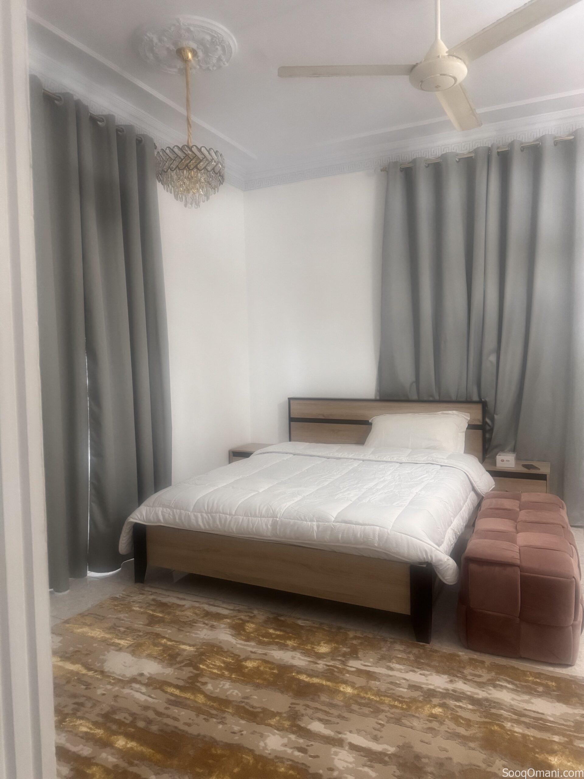 غرف مؤثثه للايجار بمسقط الموالح الجنوبيه