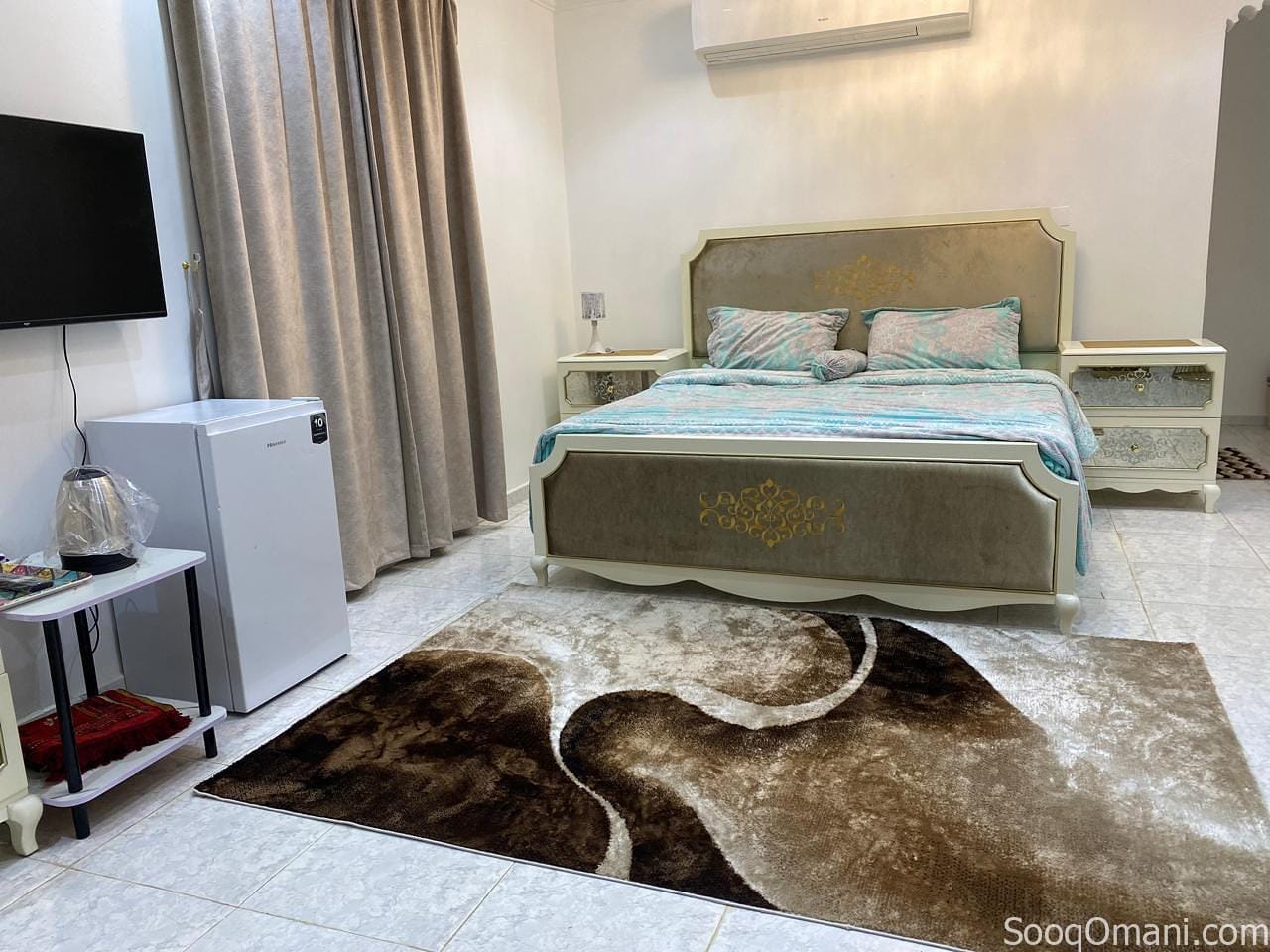 غرف مؤثثه للايجار بمسقط الموالح الجنوبيه