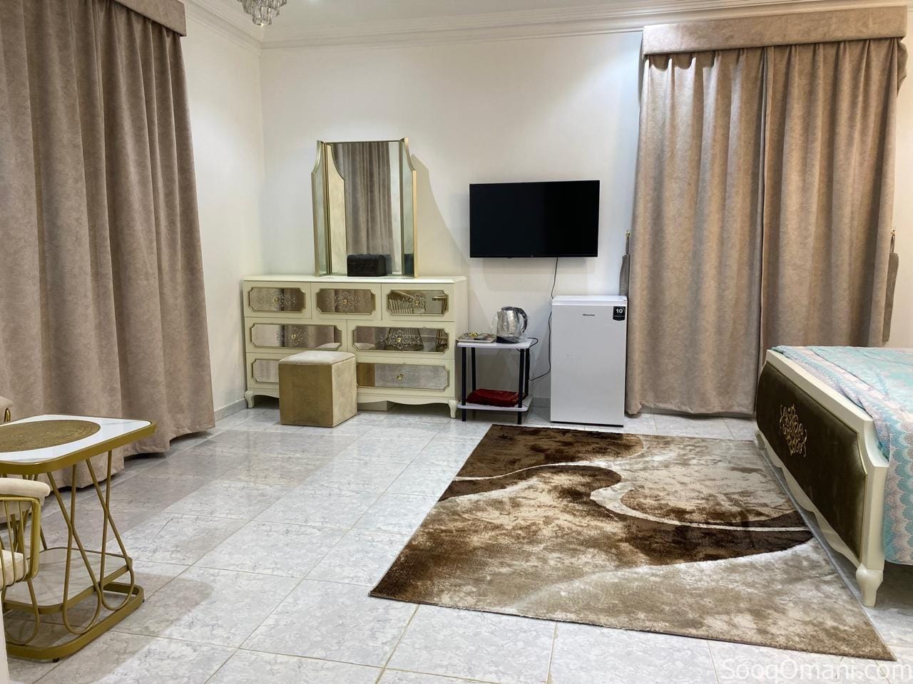 غرف مؤثثه للايجار بمسقط الموالح الجنوبيه