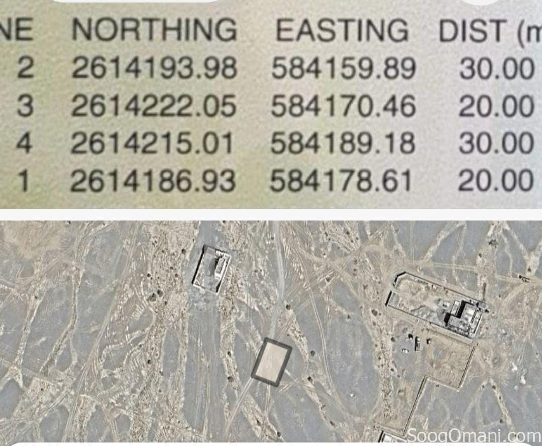 ارض للبيع في بركاء الدهس