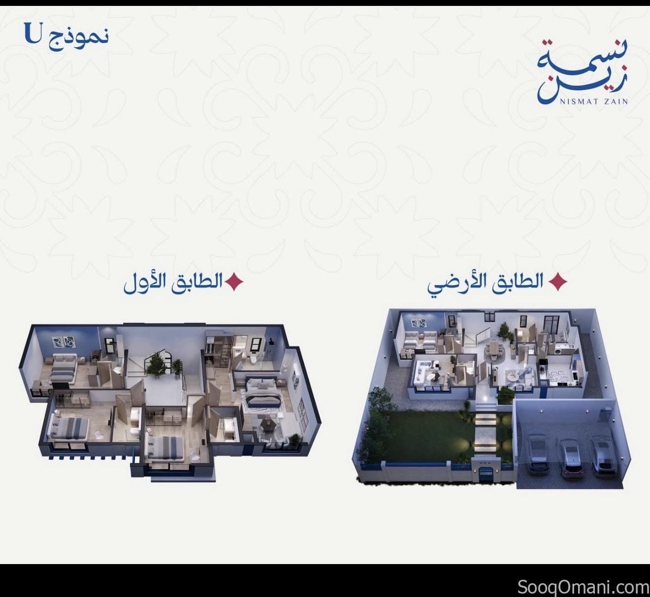 فلل للبيع للعمانين والاجانب الاقامه الدائمه في ولاية صور جنوب الشرقيه Villas for sale to Omanis and