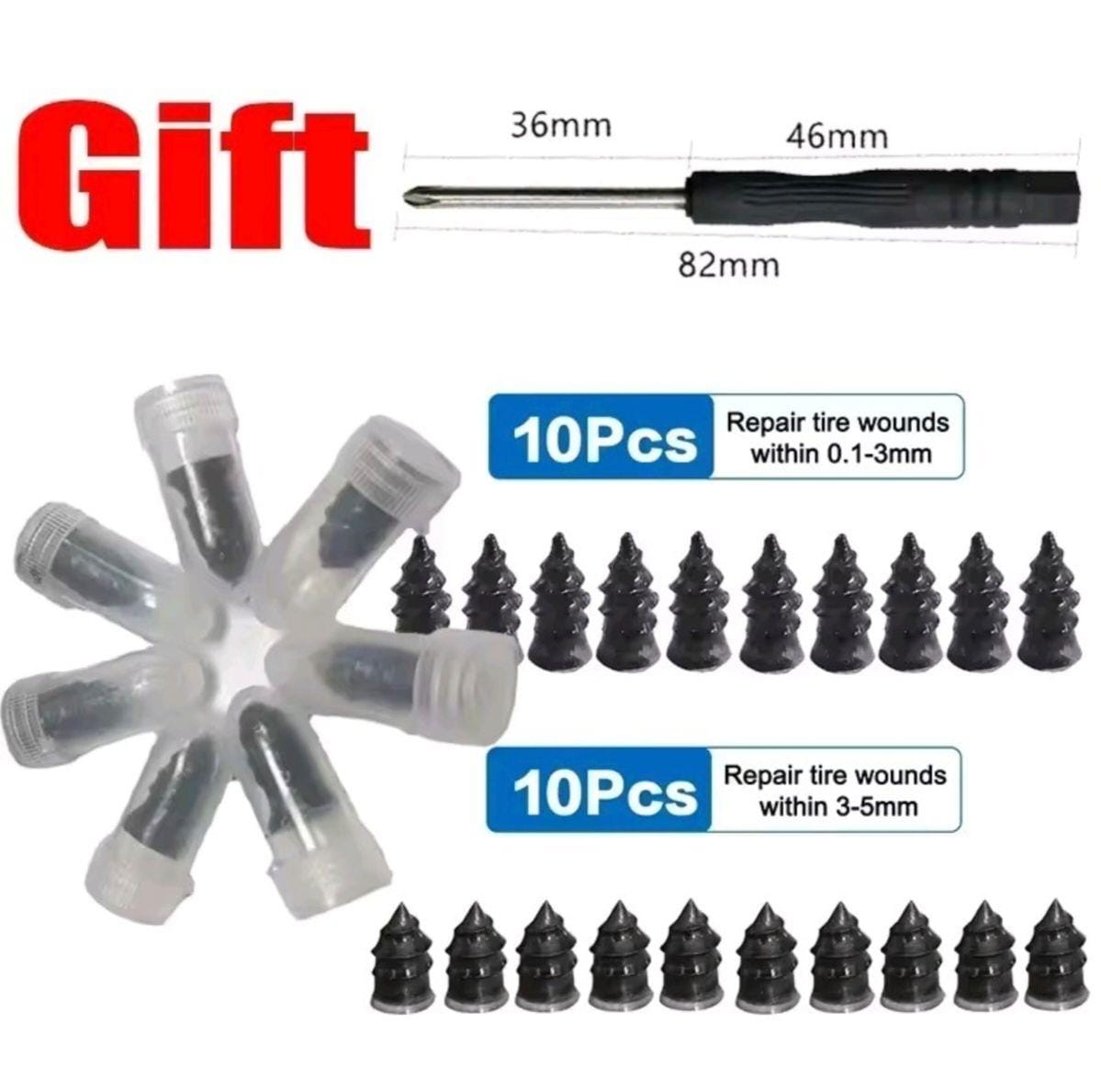 مسمار المطاط للاطارات السيارة والدراجات