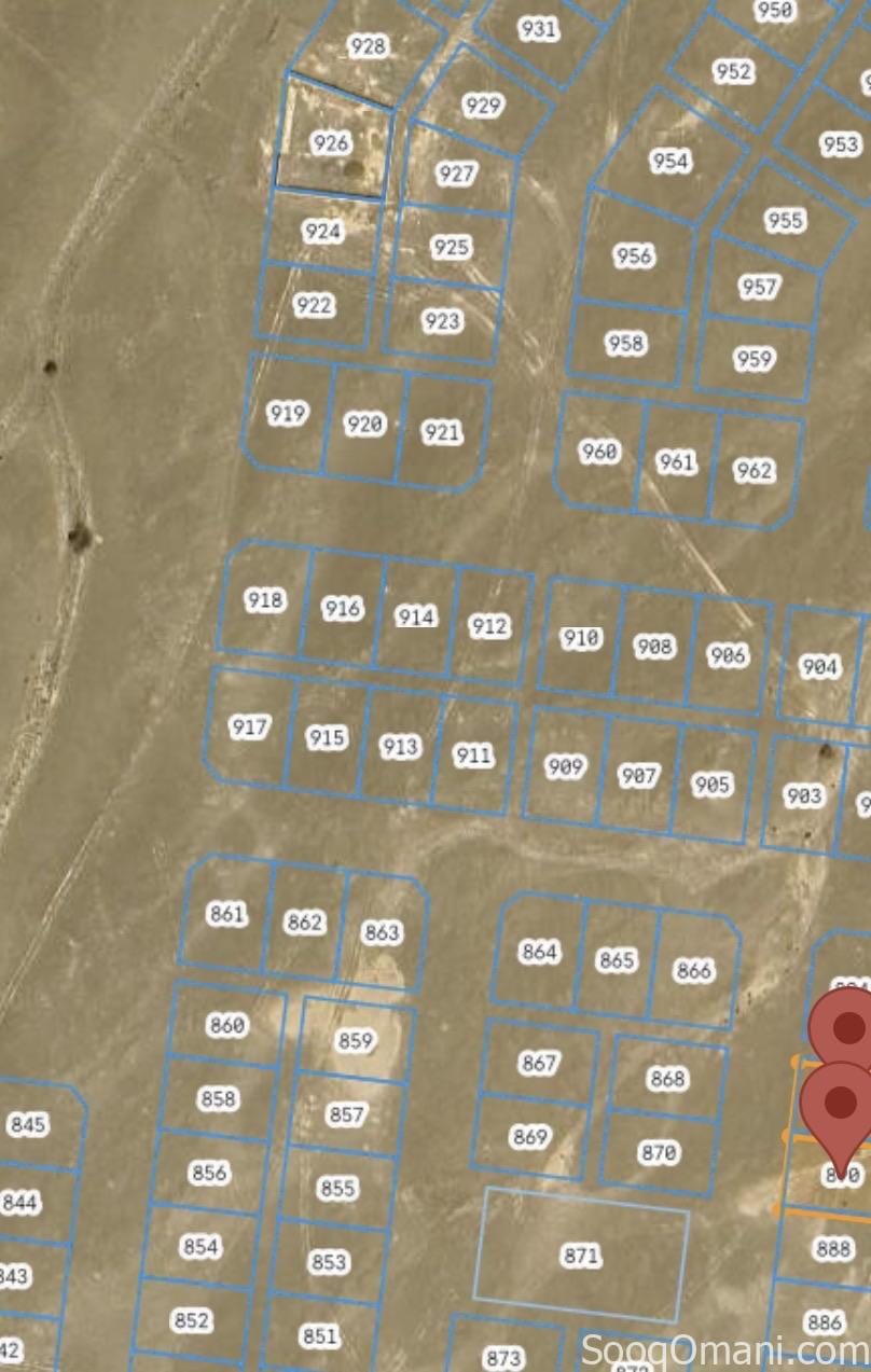 قطعتين ارض شبك للبيع في ديل ال عبد السلام