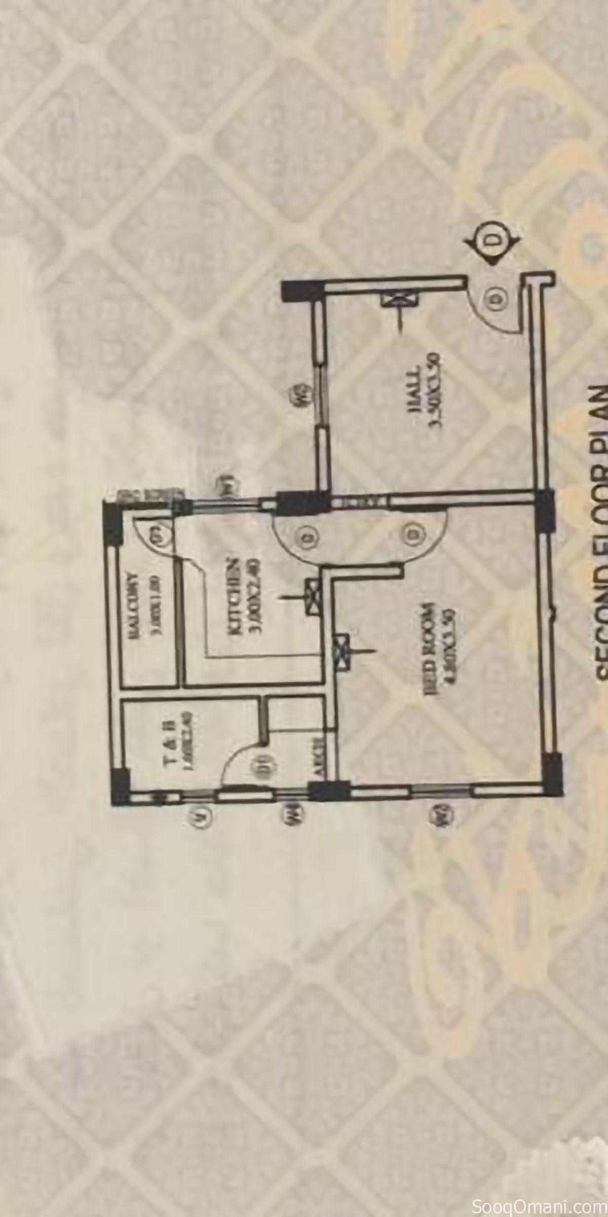 Small apartment for rent in Misfah, Bousher