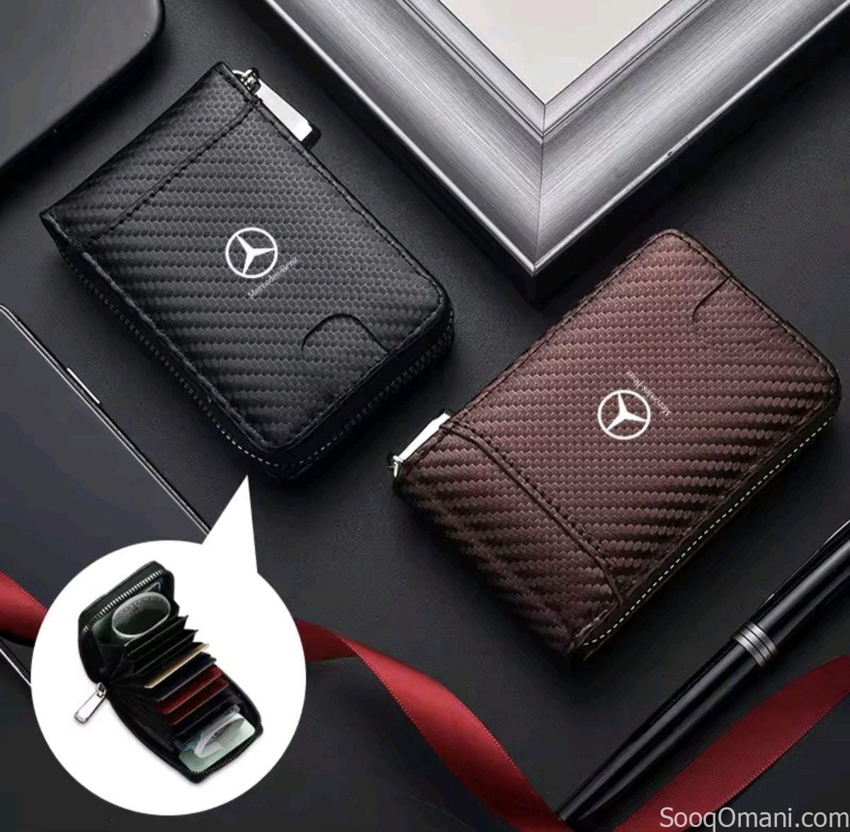 محافظ بطاقات بشعار انواع السيارات (بالطلب 10ايام)