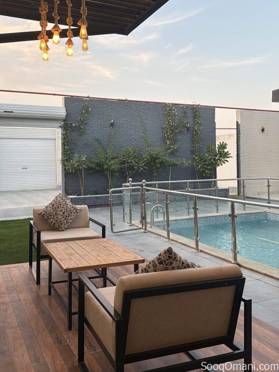 استراحه للايجار اليومي 50ريال مع المبيت