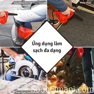 منفاخ هواء ومكنسة كهربائية 2 في 1 شفط ونفخ قوي