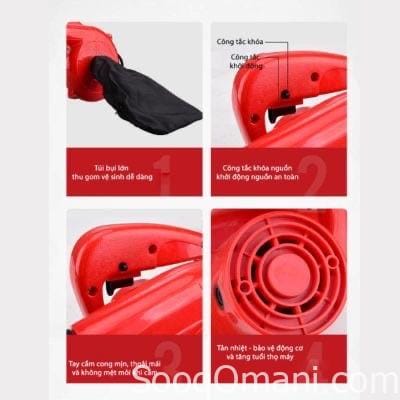 منفاخ هواء ومكنسة كهربائية 2 في 1 شفط ونفخ قوي