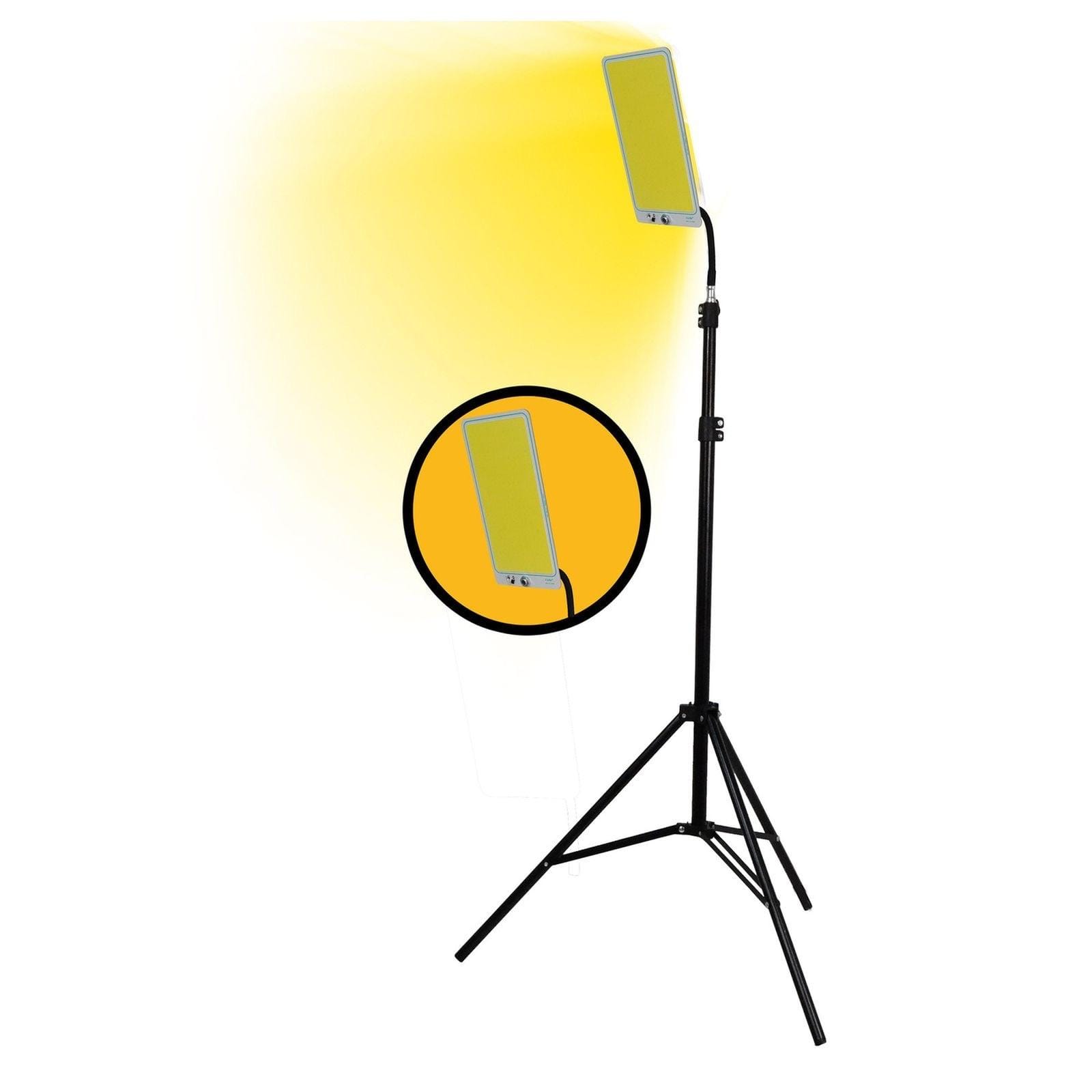 إضاءة رحلات وكشتات LED قوية 300W/800W مع ستاند تلسكوبي