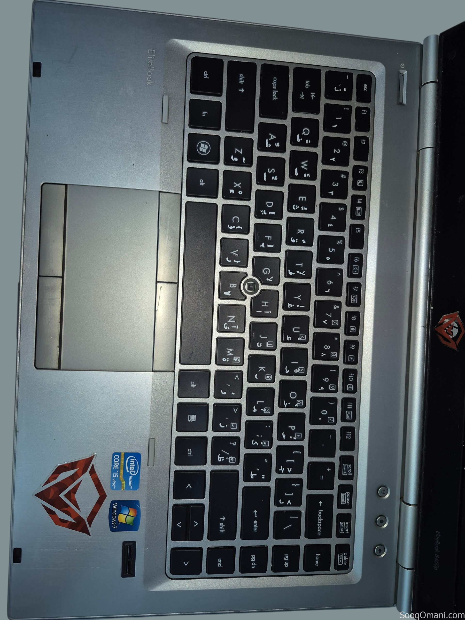 لابتوب 460 HP Elite Book – شاشة 14 بوصة – معالج 15 – رام 8GB – مستعمل بحالة جيدة