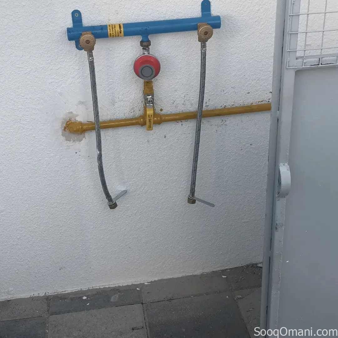 Gas pipe line instillations