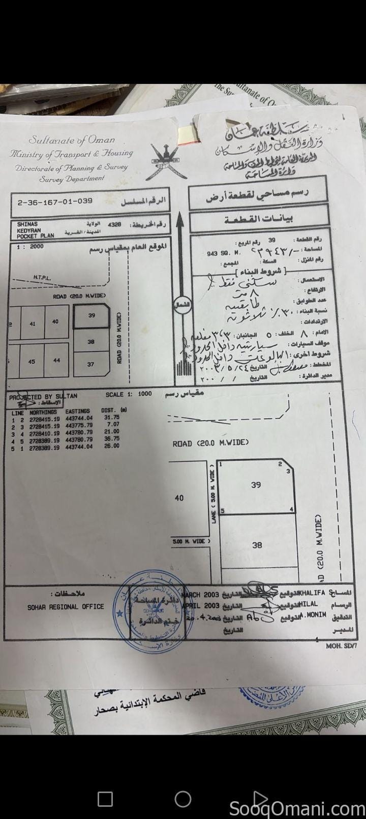 ارض شناص كديران كورنر